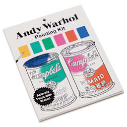 Mudpuppy Watercolor Paint-In Kit - Andy Warhol, front of packaging