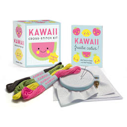 Running Press Kawaii Cross Stitch Kit