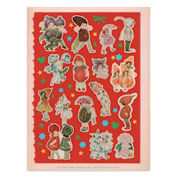 Cut-out Curiosities: Botanica, faerie stickers