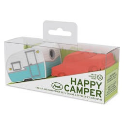 Fred Happy Camper Eraser and Sharpener Set (In packaging)