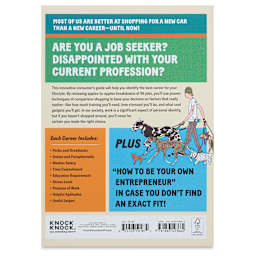 The Savvy Job-Hopper's Guide to Choosing a Career (back cover)