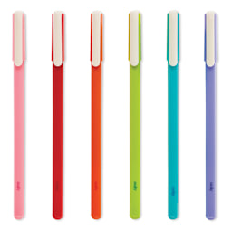 Ooly Fine Line Colored Gel Pens - Set of 6 (out of packaging)