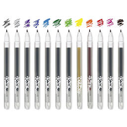 Ooly Very Berry Strawberry Scented Gel Pens, swatches