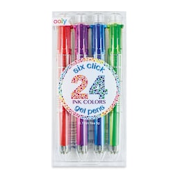 Ooly Six Click Multi Color Gel Pens