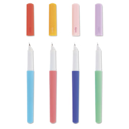 Ooly Fab Fountain Pen Set, caps off