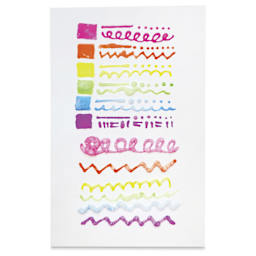 Ooly Magic Puffy Pen Set - Set of 6, Assorted, swatches