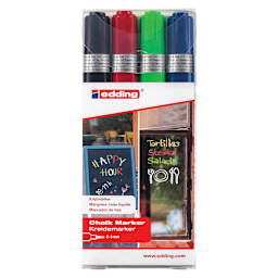 edding Chalk Marker Set 4-Marker Set