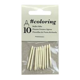 REPLACEMENT NIB PACK Bullet Nibs - 10/Pkg. - Peggable