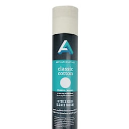 Art Alternatives Primed Classic Cotton Canvas Roll, 62 inches x 6 yds., 10 oz.