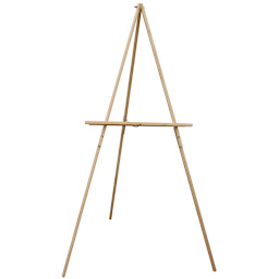 Display Easels Natural - Basic Wood Tripod - Peggable