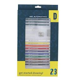 Get Started Drawing Sets 23-Piece Sketch & Draw Set