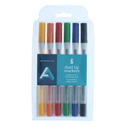 Dual Tip Marker Set 6-Marker Set
