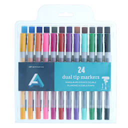 Dual Tip Marker Set 24-Marker Set