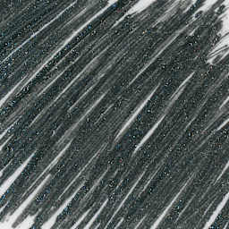 Gel Pen Glitter Black