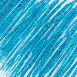 Gel Pen Glitter R Blue