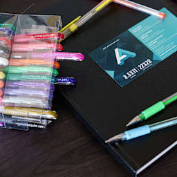 Gel Pen Set 48-Color Basic, Glitter, Neon, Pastel & Metallic Set