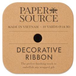 Paper Source Satin Ribbon - Night, 1" x 10 yds, front of package