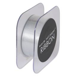 Paper Source Satin Ribbon - Silver, 1" x 10 yds