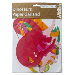 Handmade Garlands Dinosaurs Pink/Green - 4.9 ft.