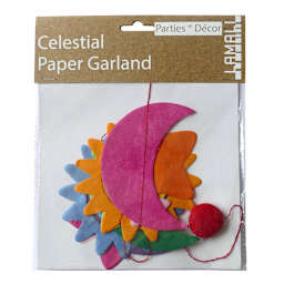 Handmade Garlands Celestial Stars/Moon/Sun - 4.9 ft.