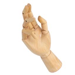 Art Alternatives Articulated Wooden Right Hand, 7"