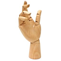 Art Alternatives Articulated Wooden Right Hand, 7"