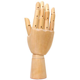 Art Alternatives Articulated Wooden Right Hand, 7"