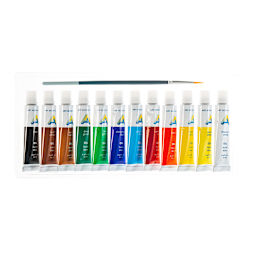 Economy Oil Paint Sets 12-Color Set - 12ml Tubes
