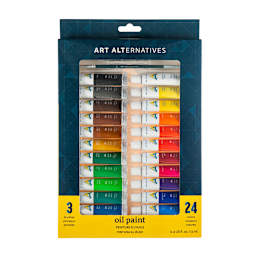Economy Oil Paint Sets 24-Color Set - 12ml Tubes