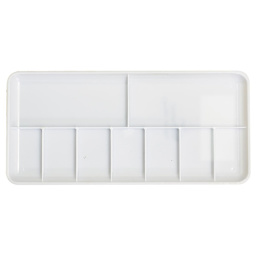 9-Well Paint Tray White Plastic