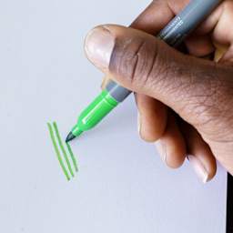 Permanent Marker Set 24-Color Fine Tip Set