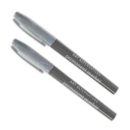 Permanent Marker Set Silver - Fine Tip, 2/Pkg.