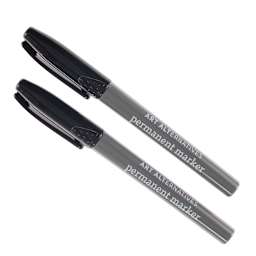 Permanent Marker Set Black - Fine Tip, 2/Pkg.