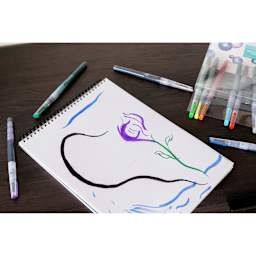 Color Water Brush Set 12-Piece Set