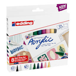 Acrylic Marker Starter Set 8-Marker Nordic Colors Set