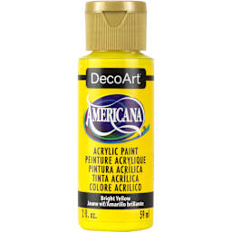 Americana Acrylic Colors Bright Yellow