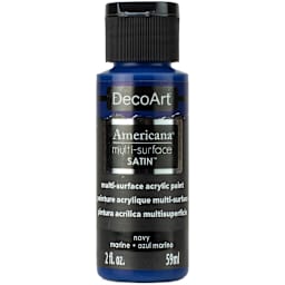 Americana Multi-Surface Satin Acrylics Navy