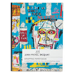 Basquiat Wrapping Paper Book, front cover