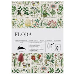 Pepin Press Creative Paper Book - Flora, front of packaging