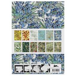 Pepin Press Creative Paper Book - Van Gogh, back of packaging