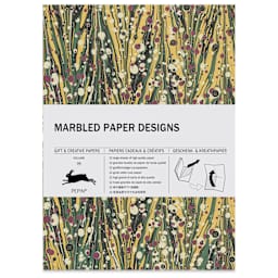 Pepin Press Creative Paper Book - Marbled Designs, front of packaging