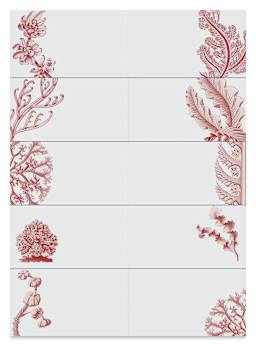 Labels, Stickers, and Tapes Book - Art Forms In Nature, 6-1/2" x 9-1/2", labels