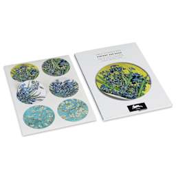 Pepin Press Label, Sticker & Tape Book - Van Gogh, 6-1/2" x 9-1/2" - open