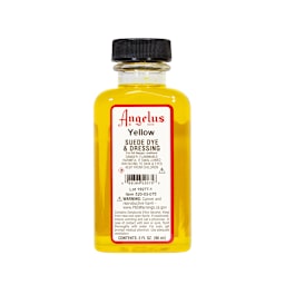 Angelus Suede Dyes Yellow - 3 oz. Dauber Bottle