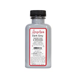 Angelus Suede Dyes Dark Grey - 3 oz. Dauber Bottle