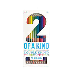2 of a Kind Colored Pencil Set 12-Pencil 24-Color Set - New Packaging