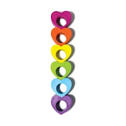 Ooly Heart Ring Crayon Set of 6