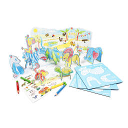 Colour & Play 6-Piece Sets Zoo Edition