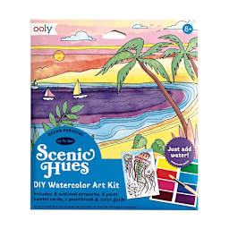 Scenic Hues DIY Watercolor Art Kits Ocean Paradise