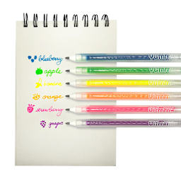 Yummy Yummy Scented Gel Pens 6-Color Set